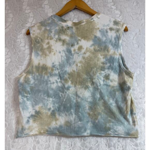 NWT Wild Collective x MLB Gold Detroit Tigers Washed Tie-Dye Muscle Tank Top Med - Picture 6 of 14
